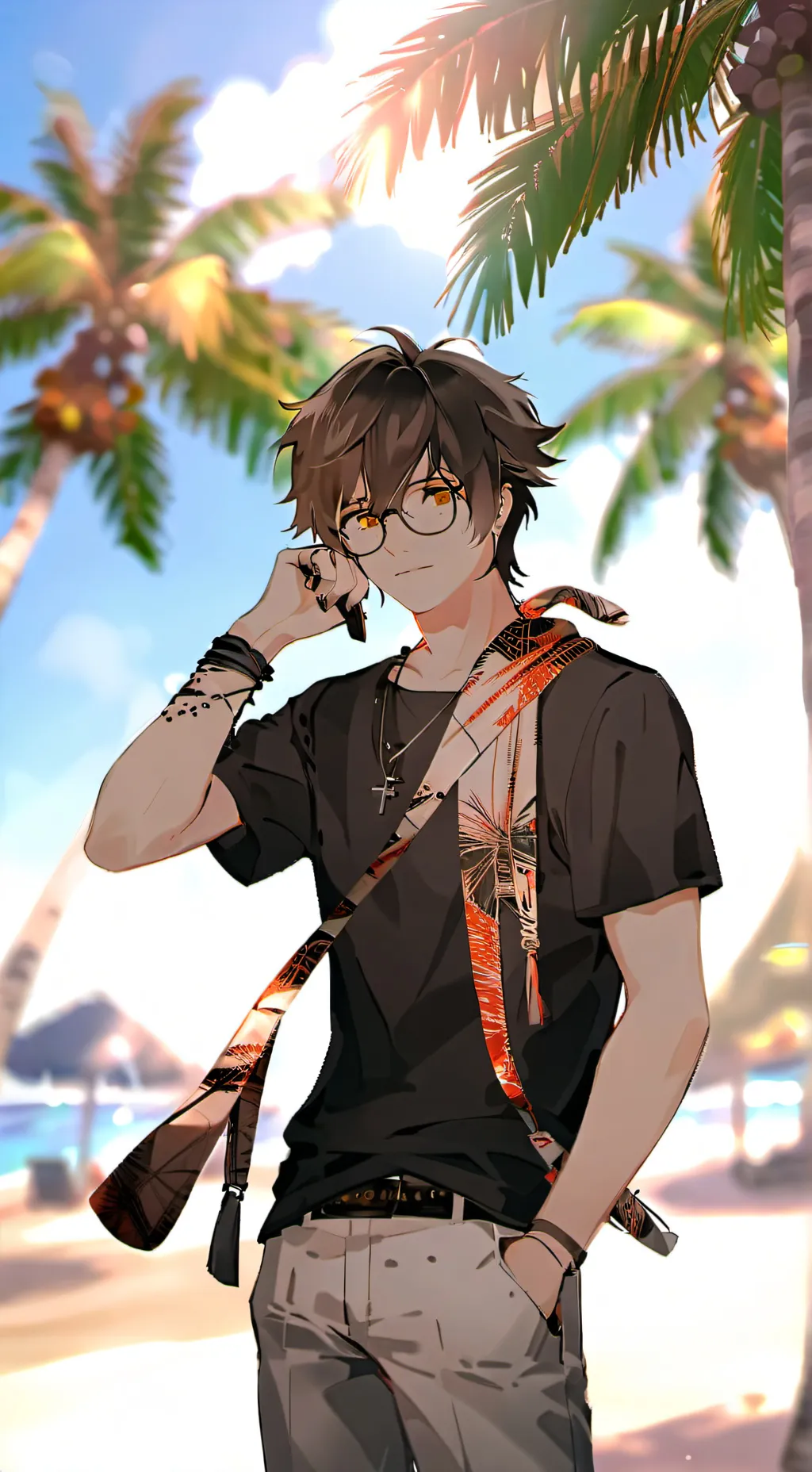 ai character: Leo Liam Lee background