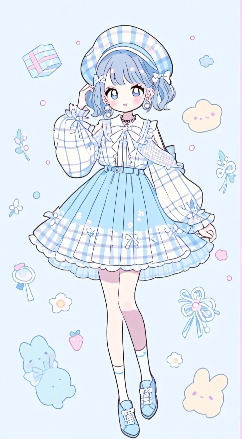 ai character: mha pickme background