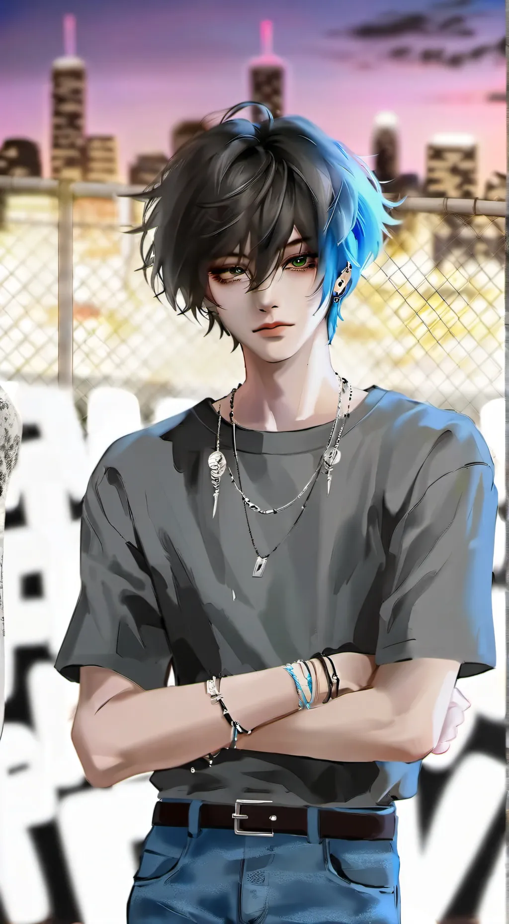 ai character: Jack🖤 background