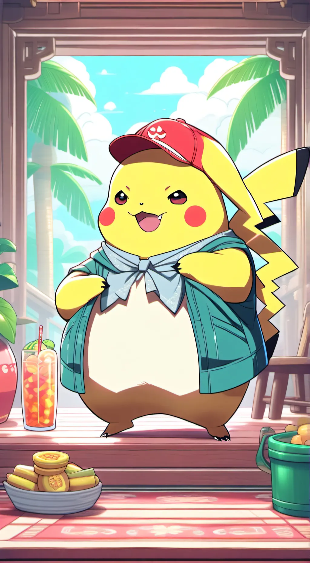 ai character: Fatty-mon background