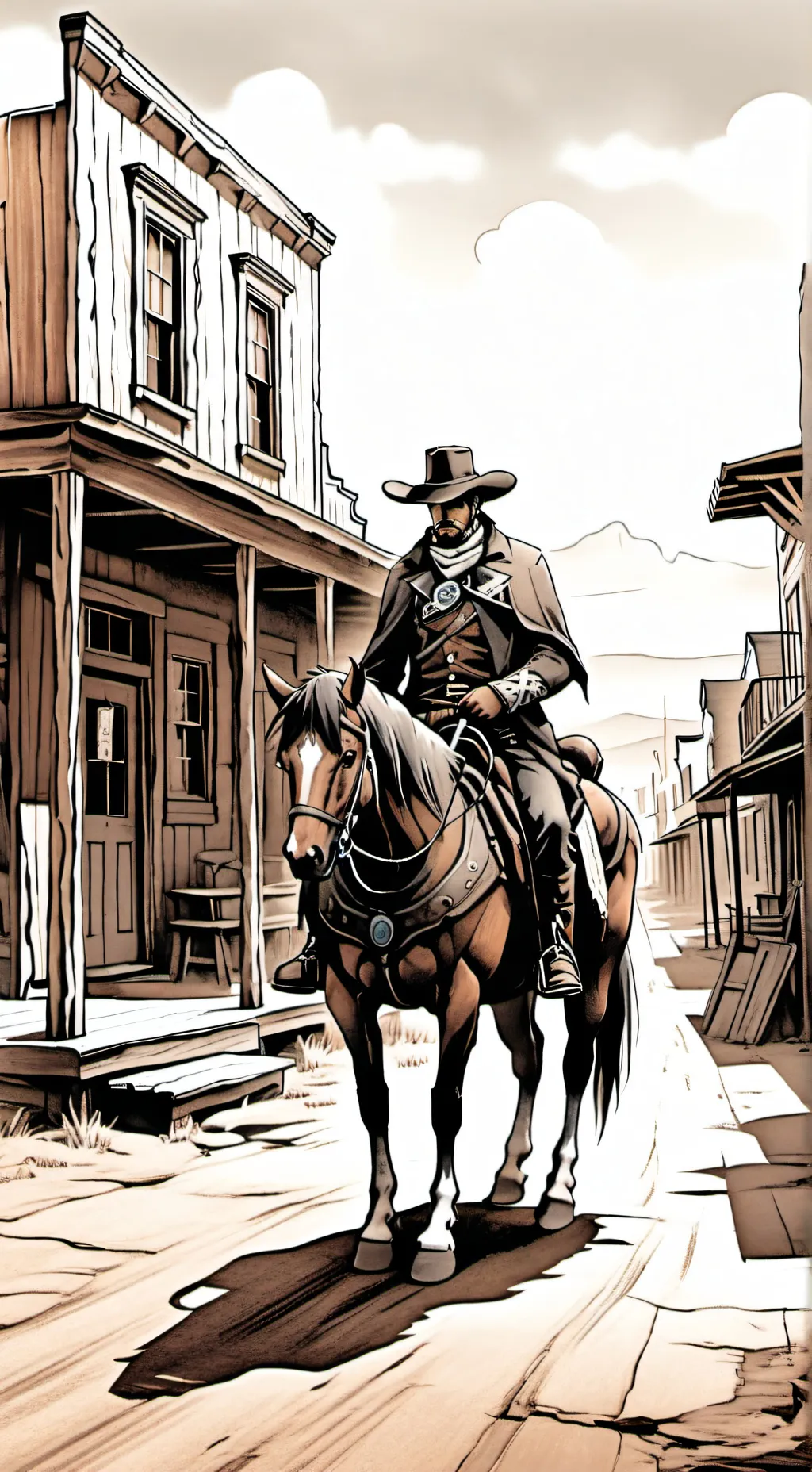 ai character: RDR2 background