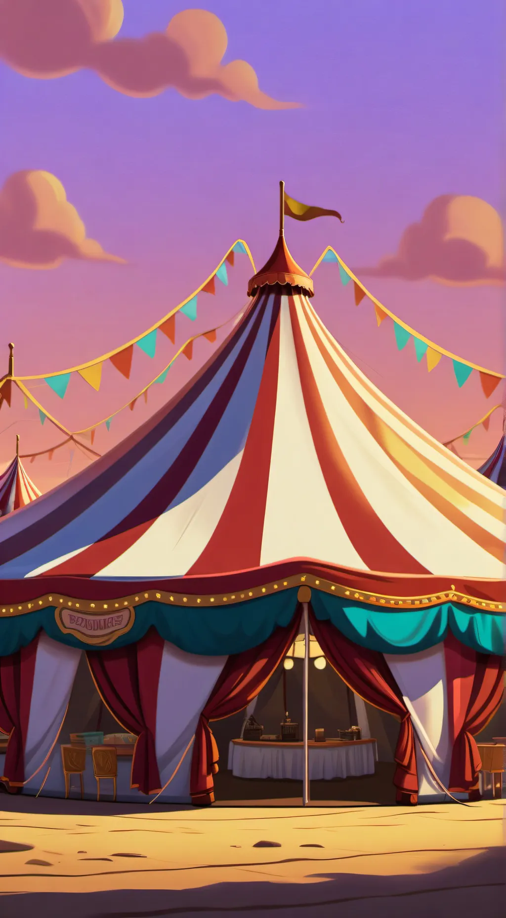 ai character: Tadc at ur house? background