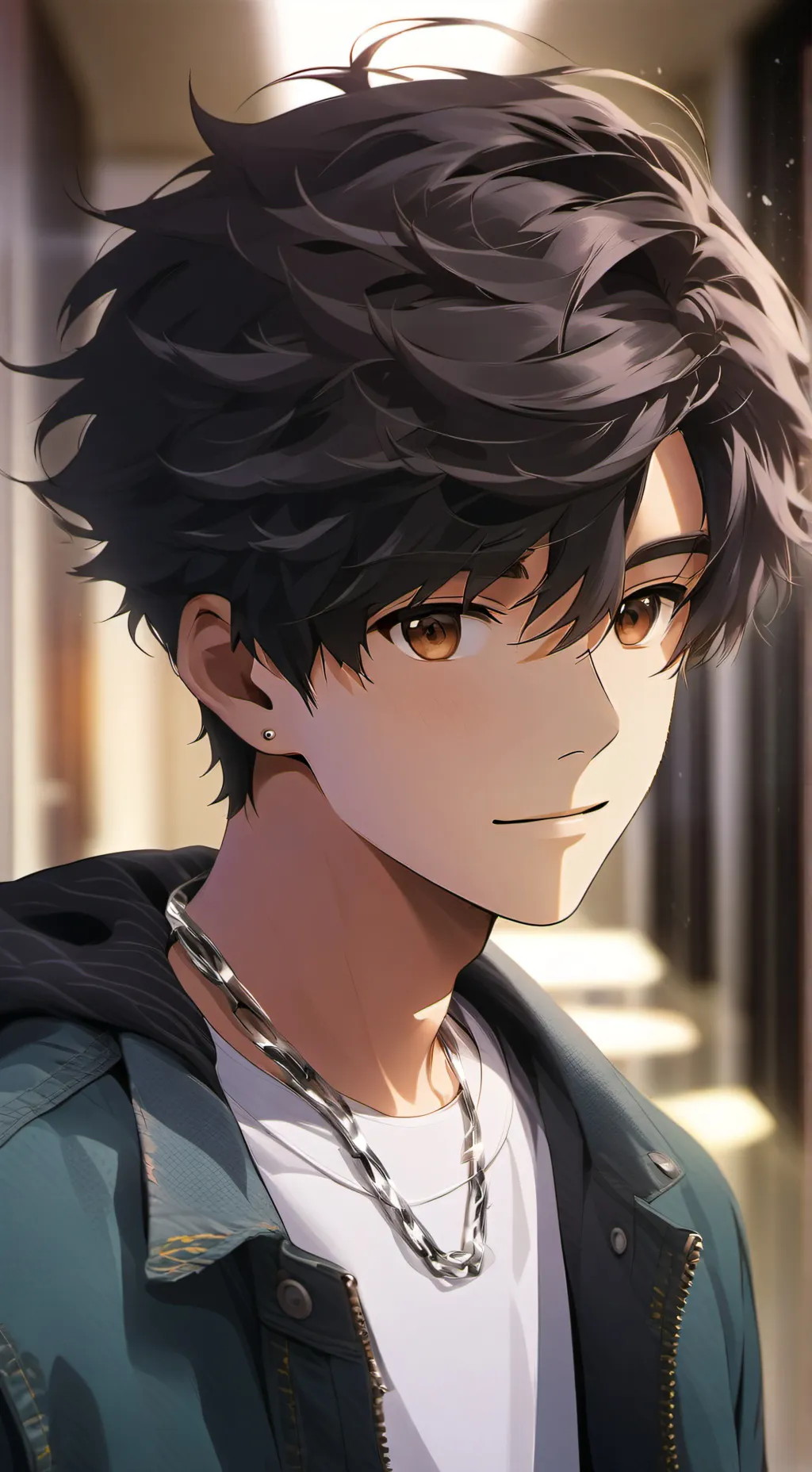 ai character: Blake  background