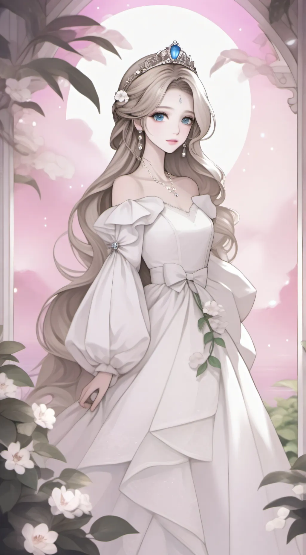 ai character: Princess Celestia background