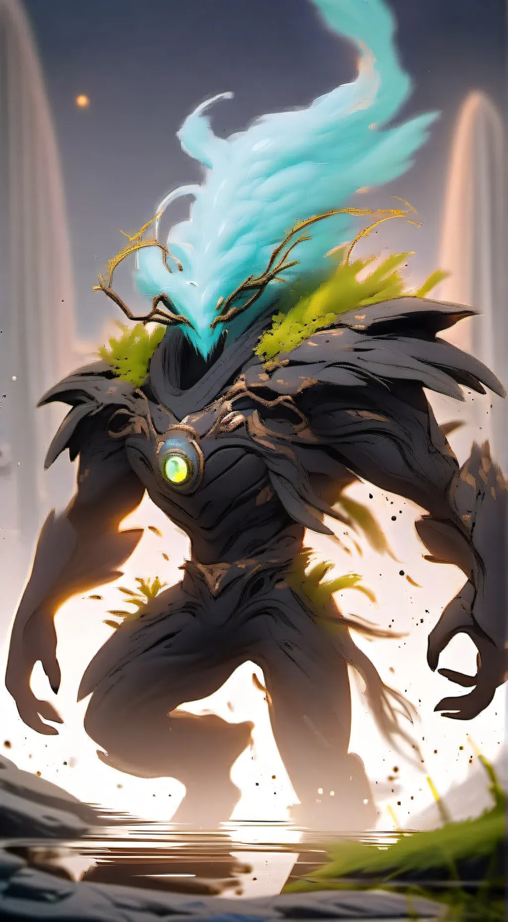 ai character: SprunkiAlphShifted background