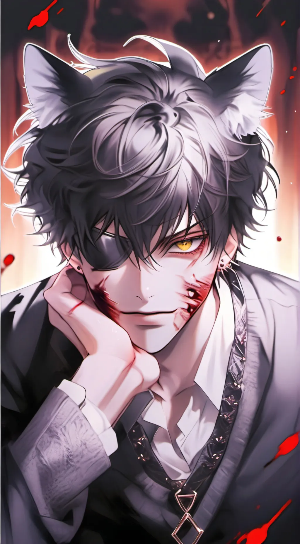 ai character: ☔Anthony 🌀 background