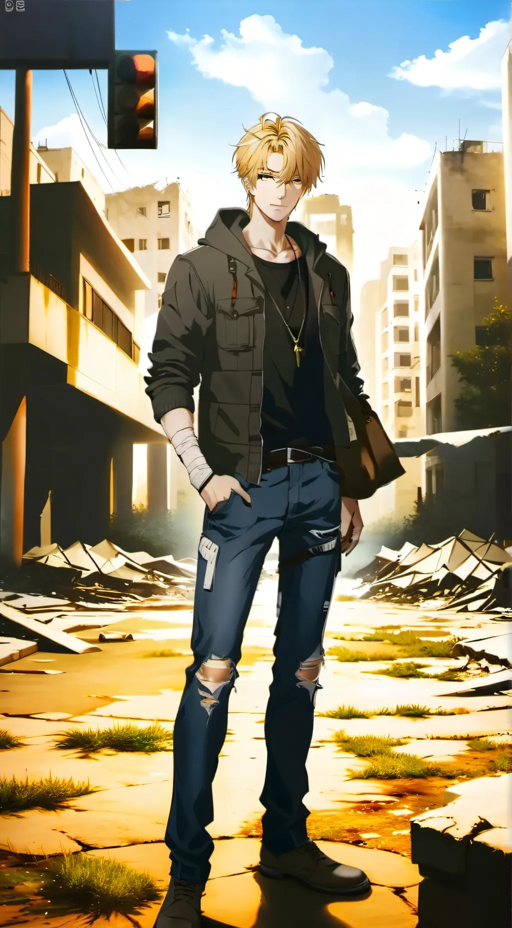 ai character: Zombie Apocalypse background