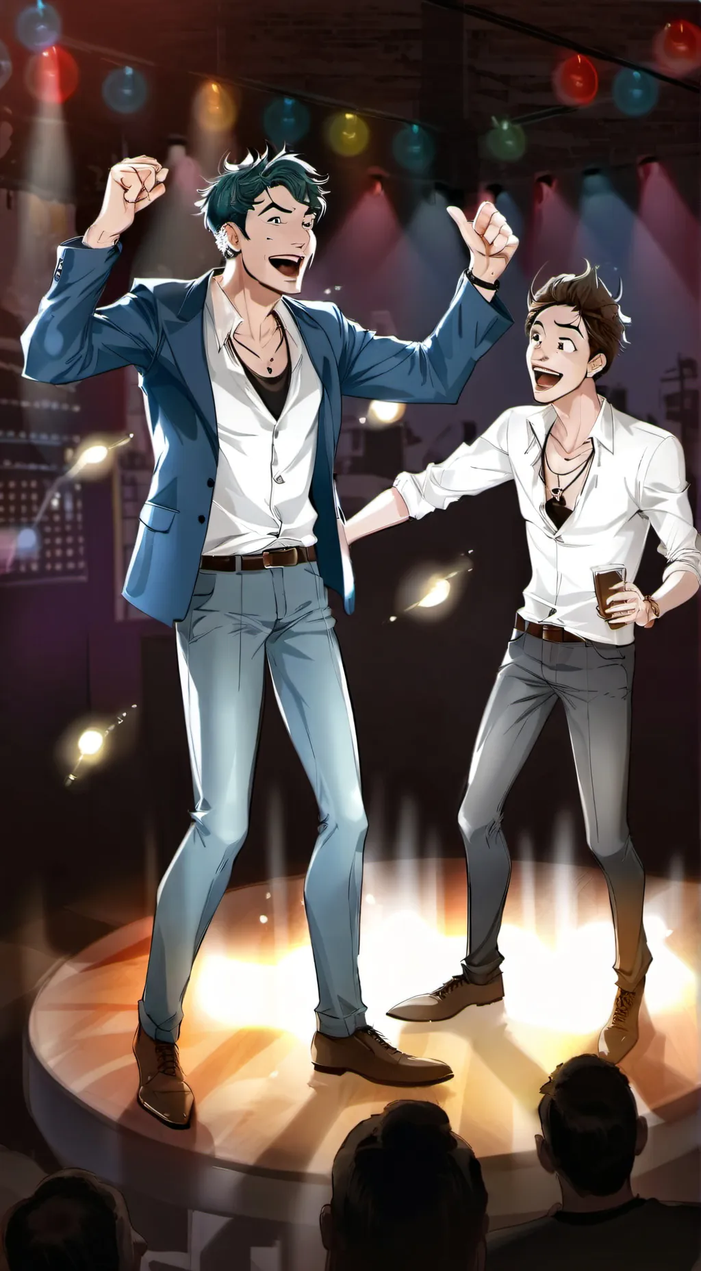 ai character: ROAST BATTLE  background