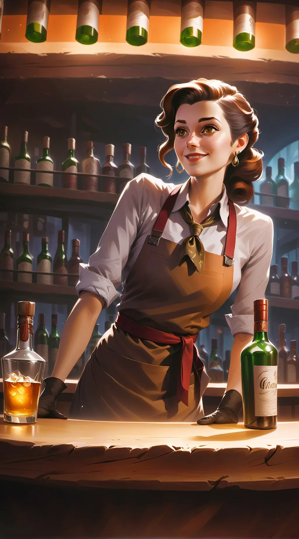 ai character: Nora Sarafyan background