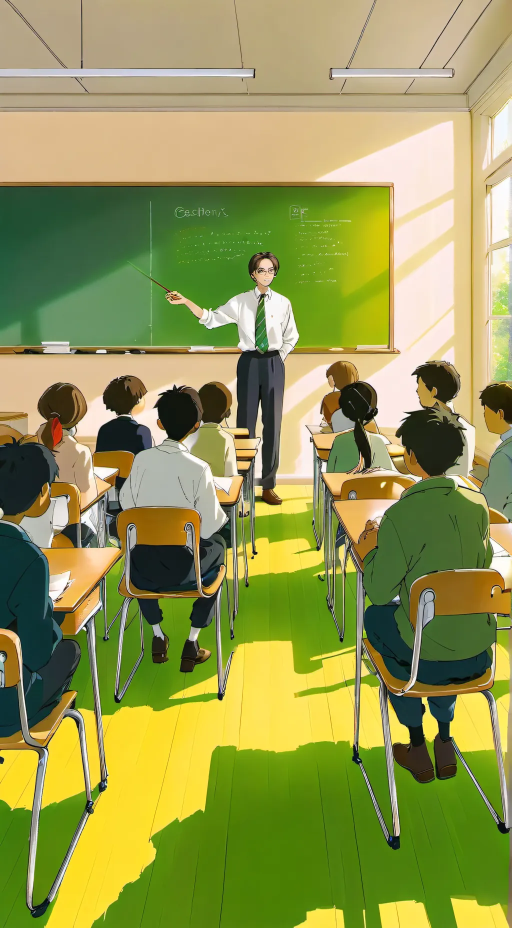 ai character: new school background