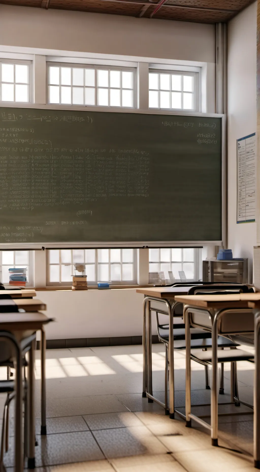 ai character: new school  background