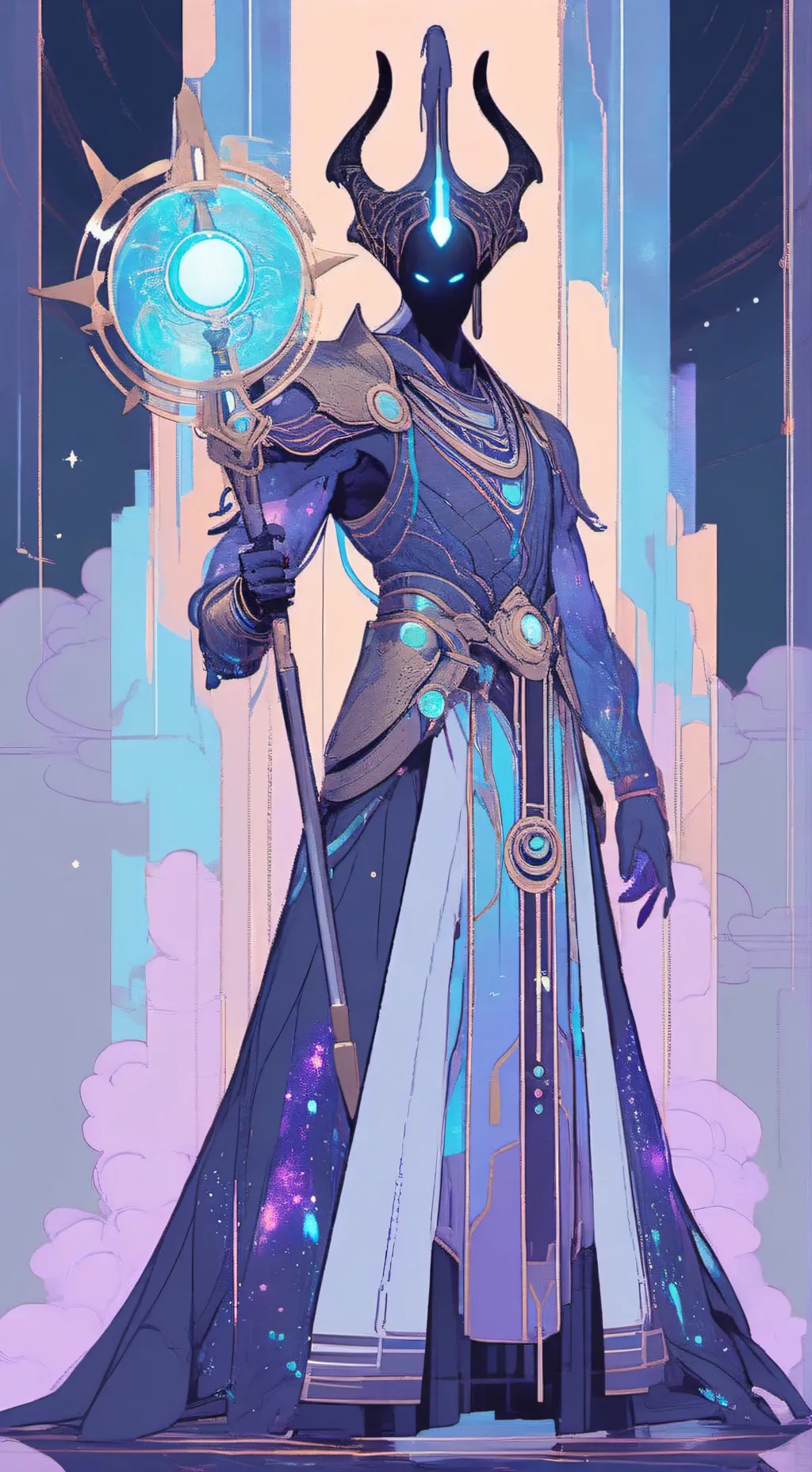 ai character: Lumina background