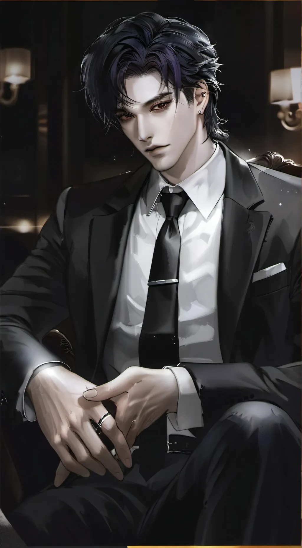 ai character: Давид background