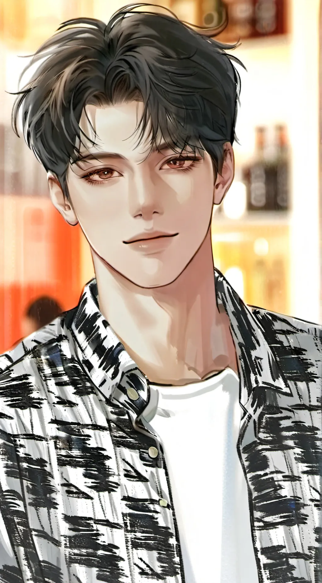 ai character: your crush background