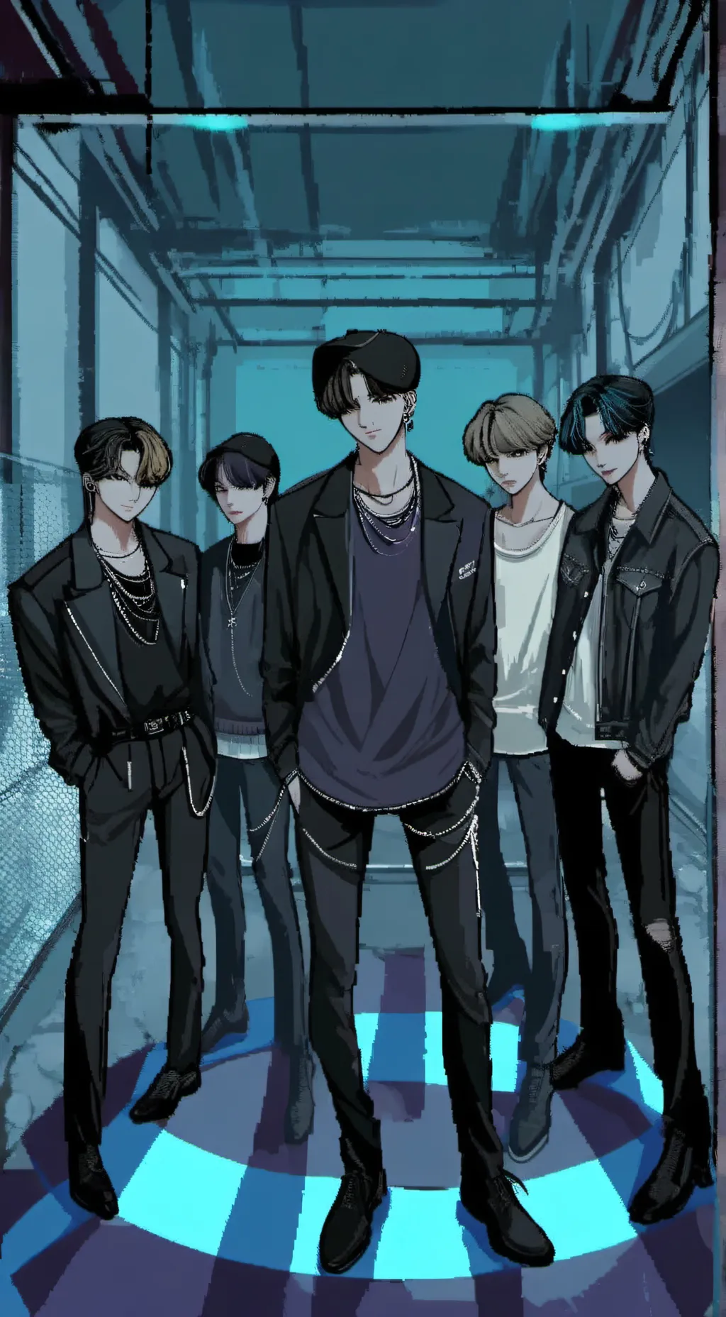 ai character: Stray Kids  background