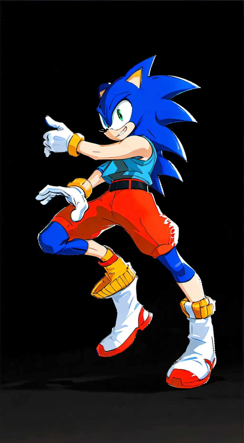 ai character: Dream Girl Sonic  background