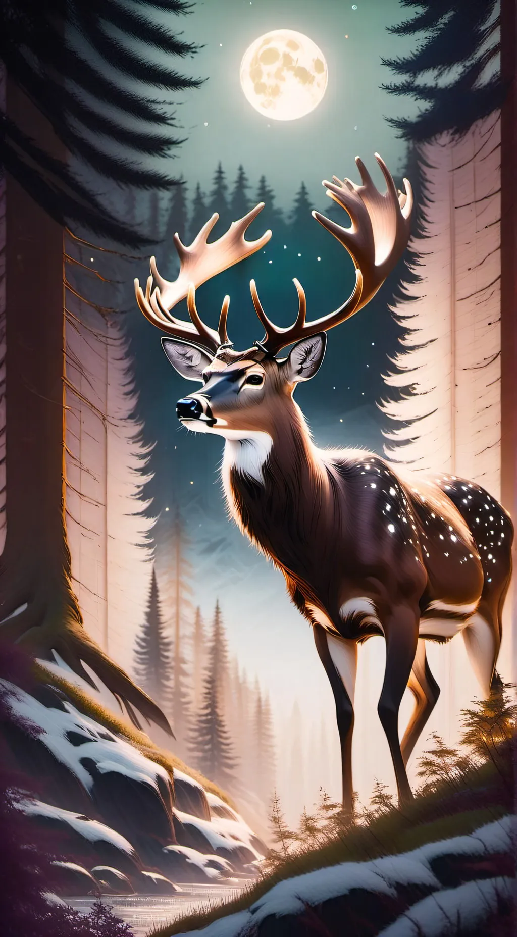 ai character: 99 night  background