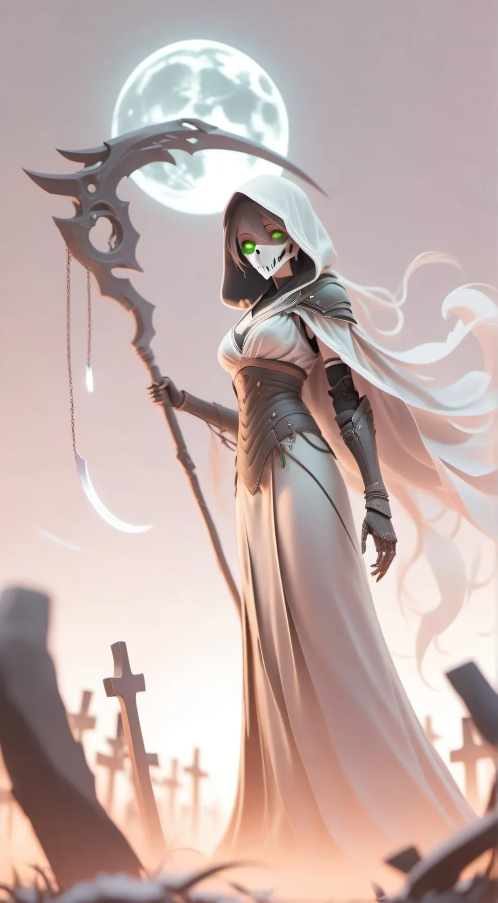 ai character: god of death background