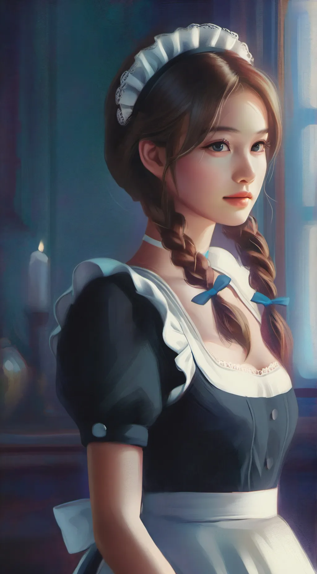 ai character: Annabelle  background