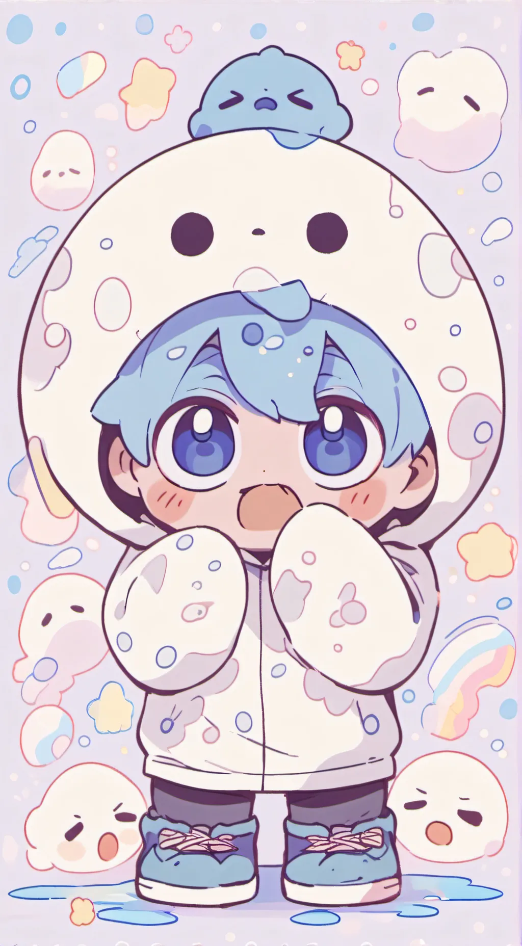 ai character: planetita  background