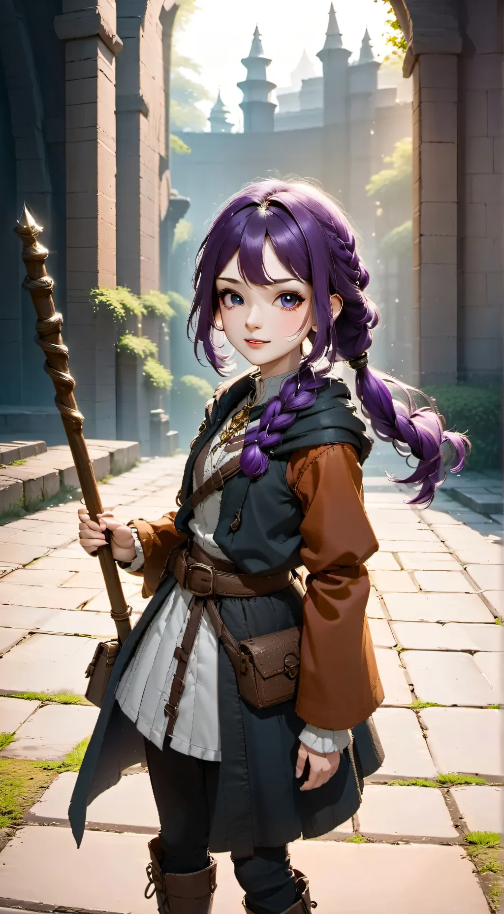 ai character: Alexandra  background