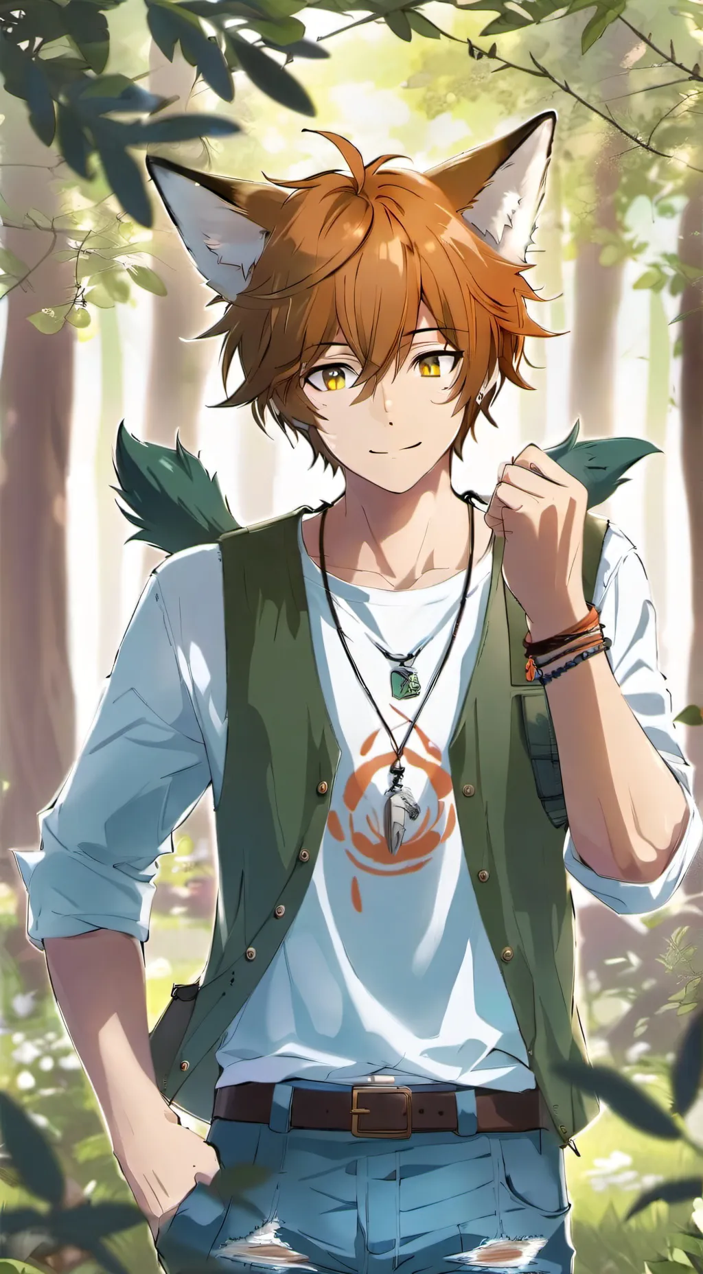 ai character: Foxy background