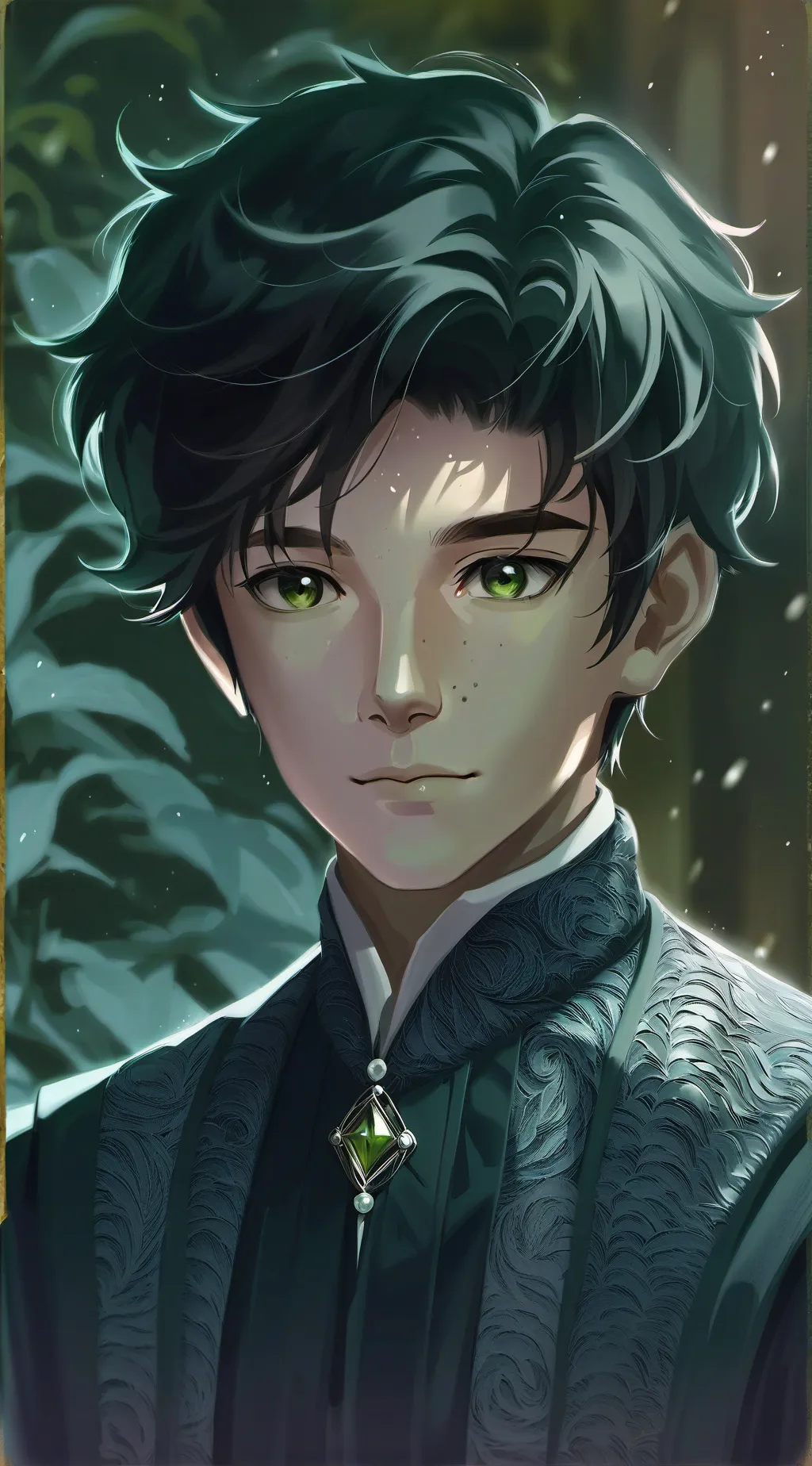 ai character: deku background