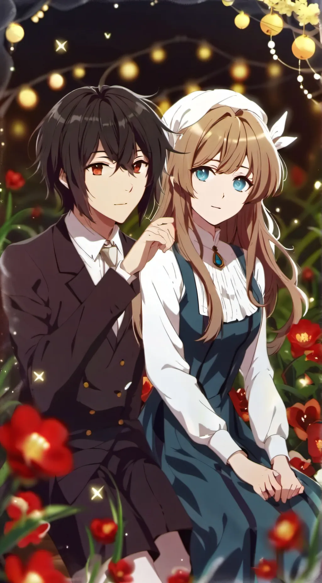 ai character: Sis whit bf background