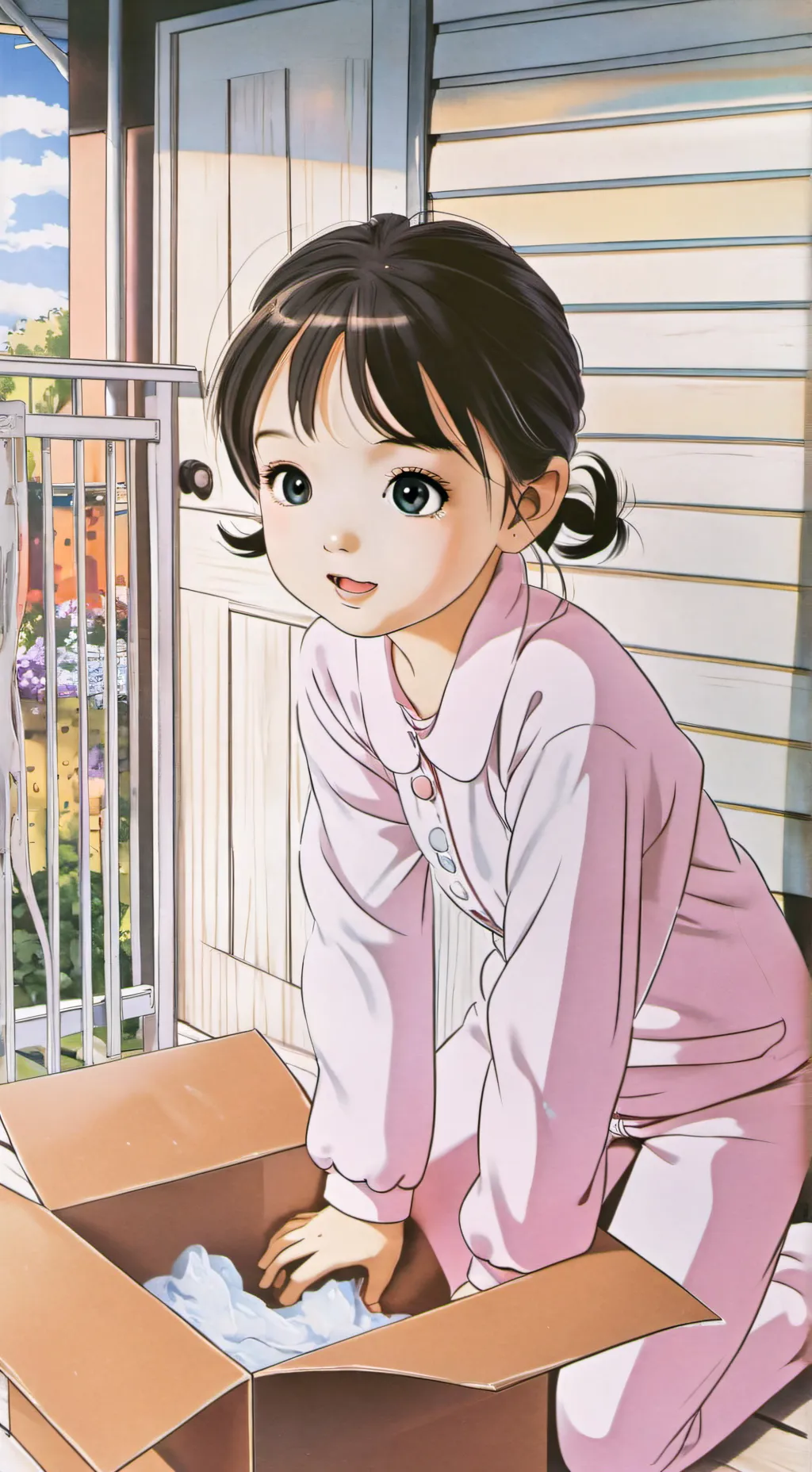 ai character: Annie  background