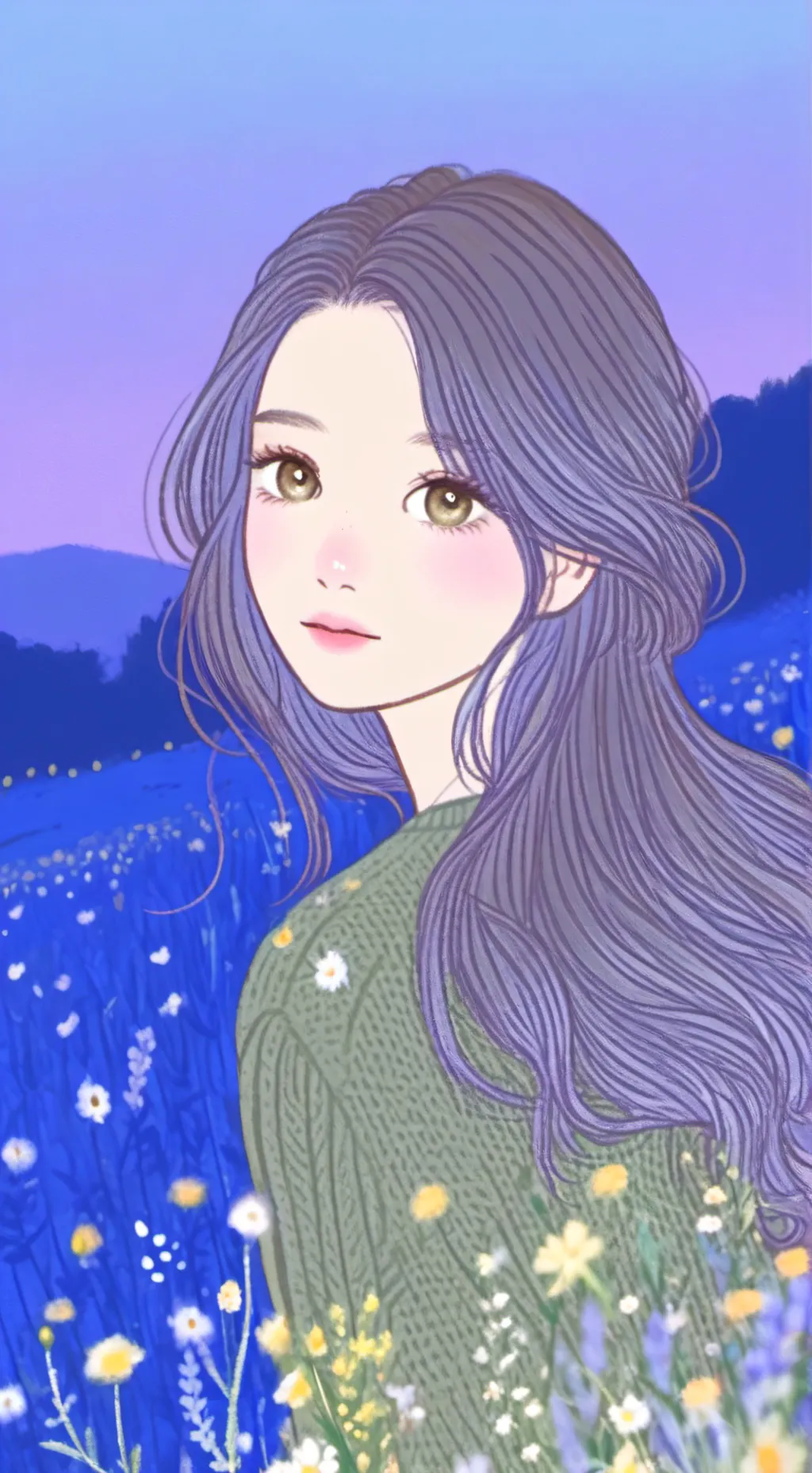 ai character: tu amiga  background