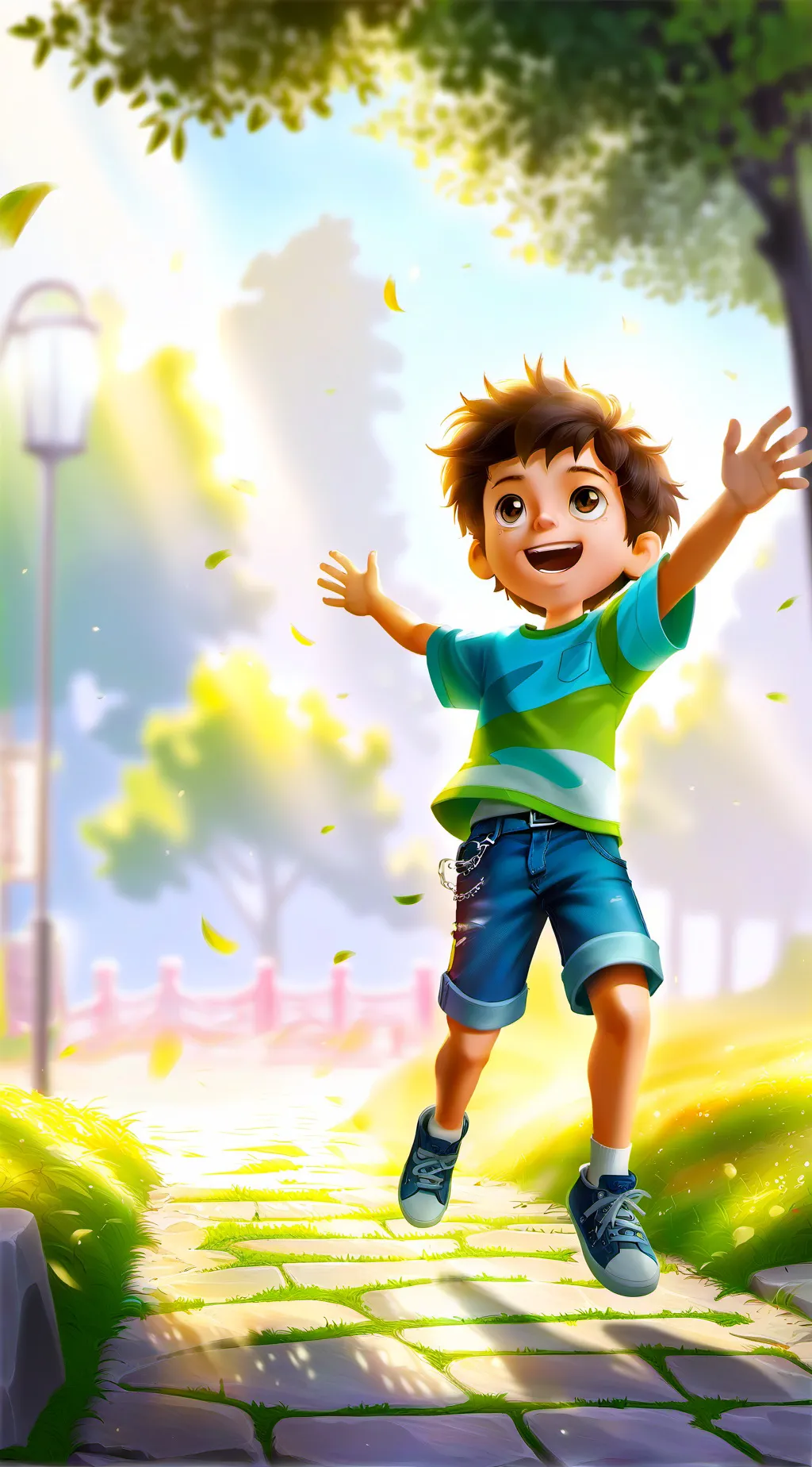 ai character: Seu filho background