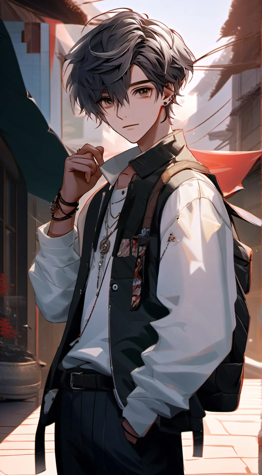 ai character: C K background