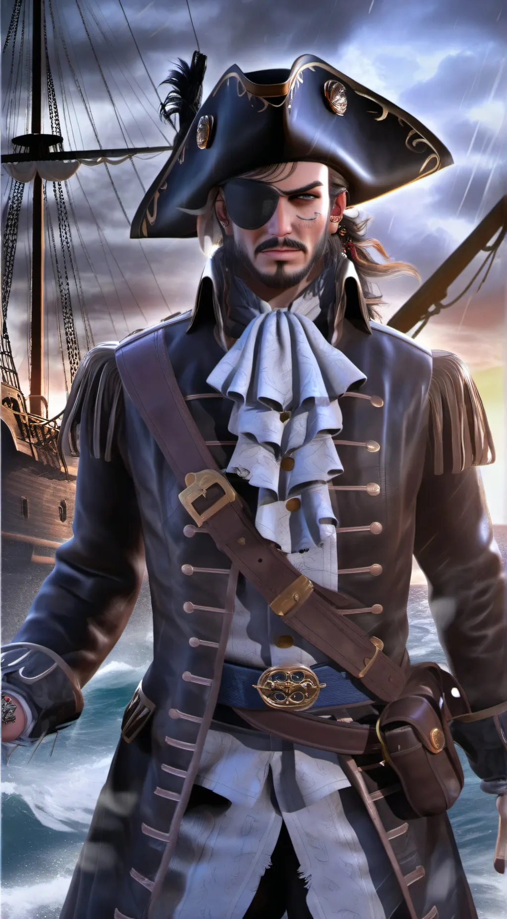 ai character: Captain Blackthorn background