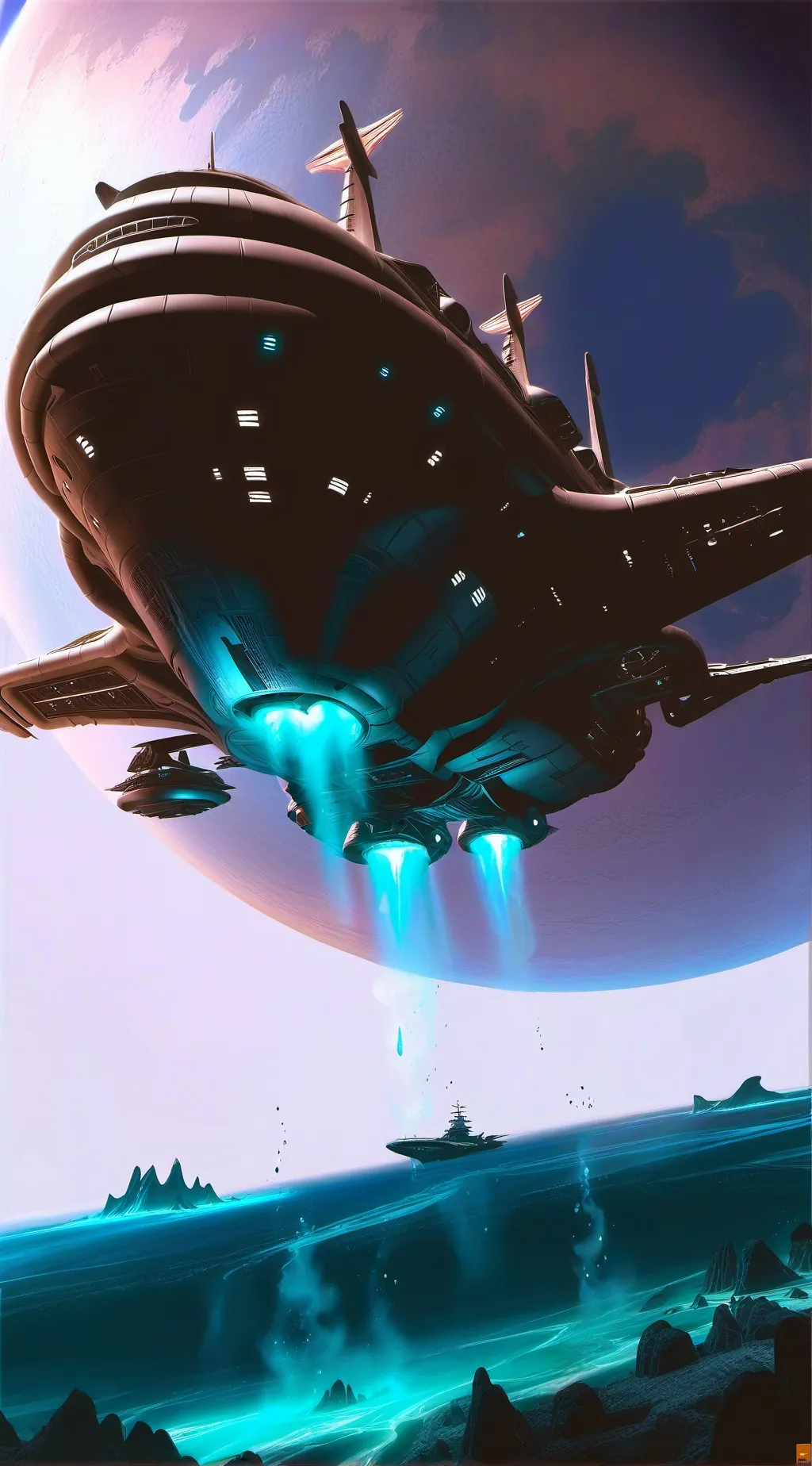 ai character: PLANETA- 2822-D background