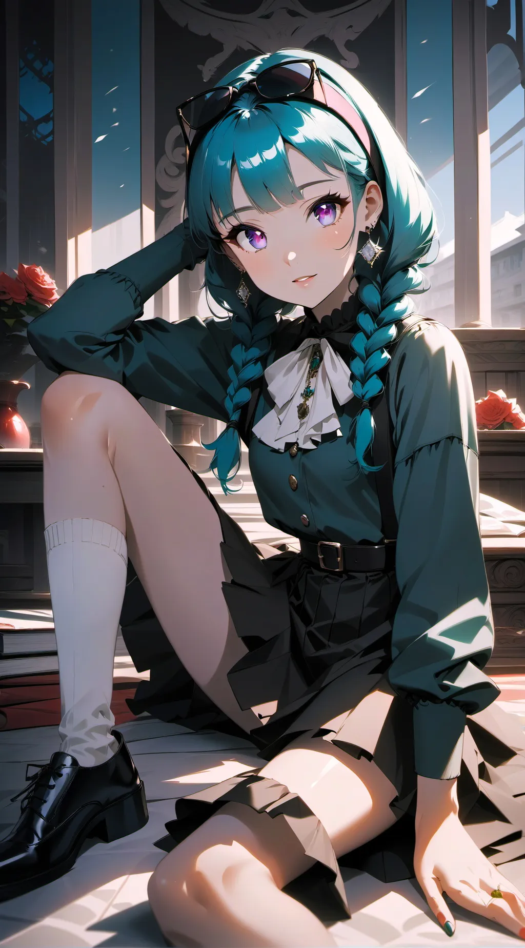 ai character: Luna background