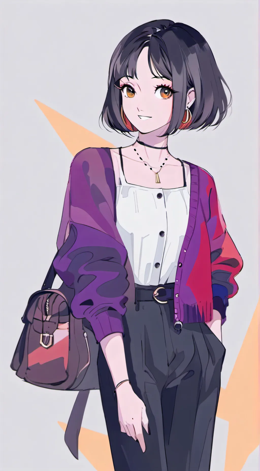 ai character: Luna background