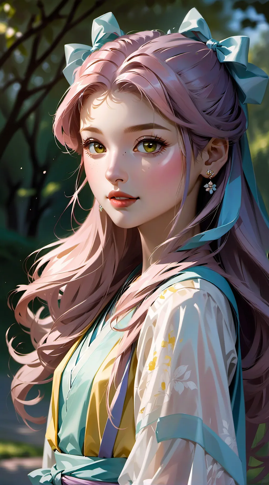 ai character: lily background