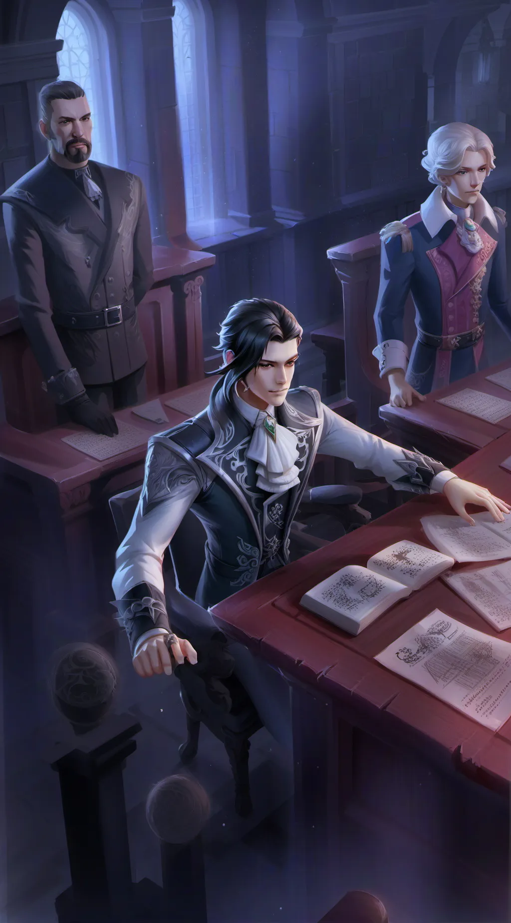 ai character: William Johnson ￼ background