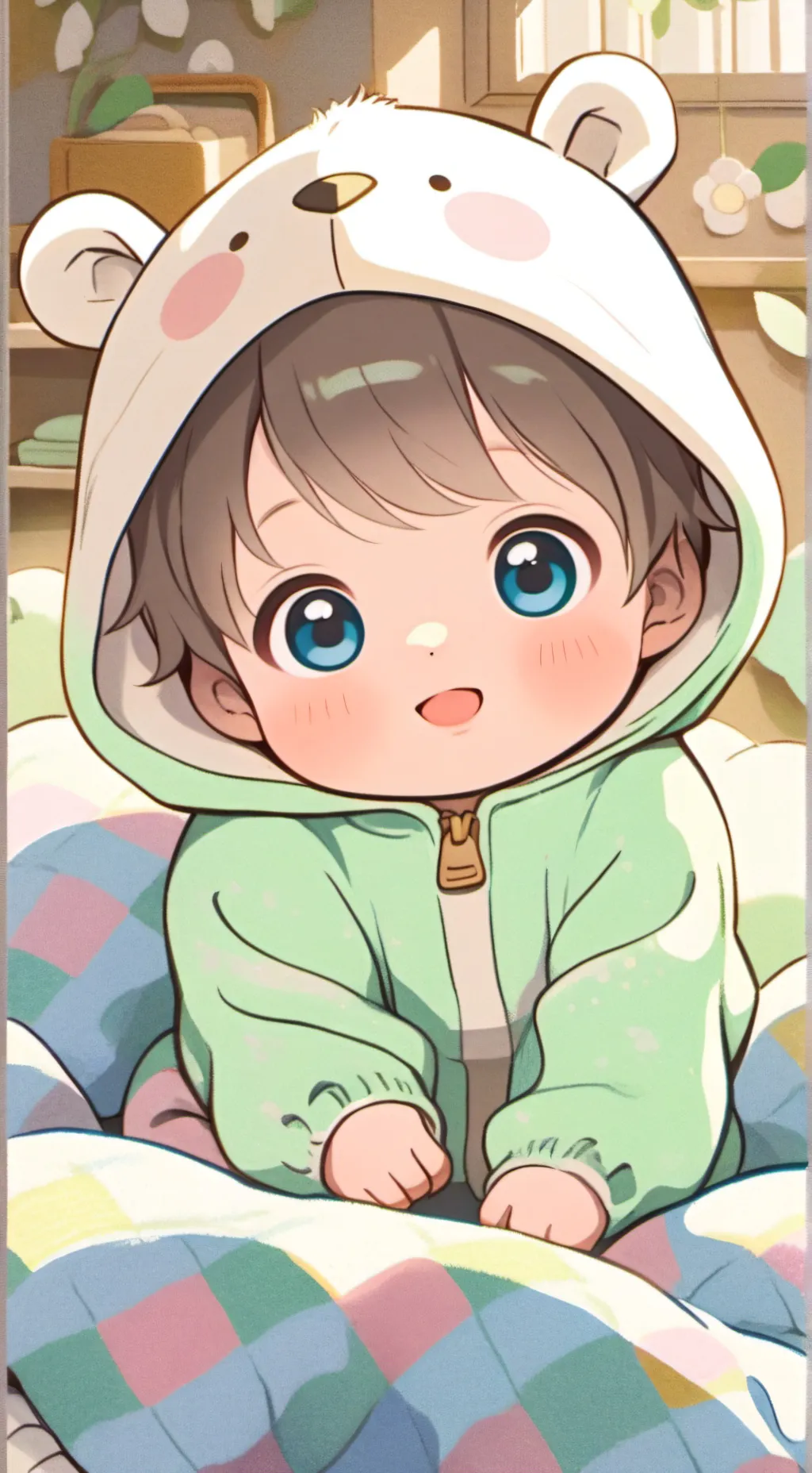 ai character: bebé berrinchudo  background