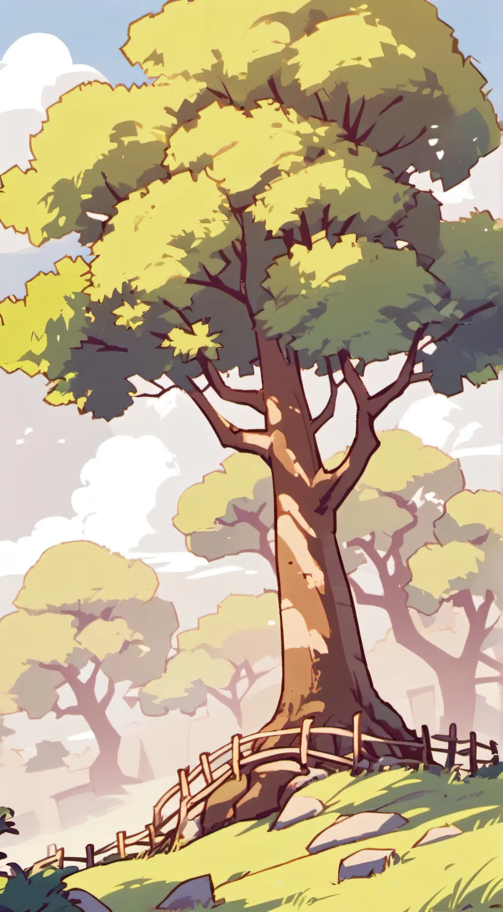 ai character: sprunki escuela background