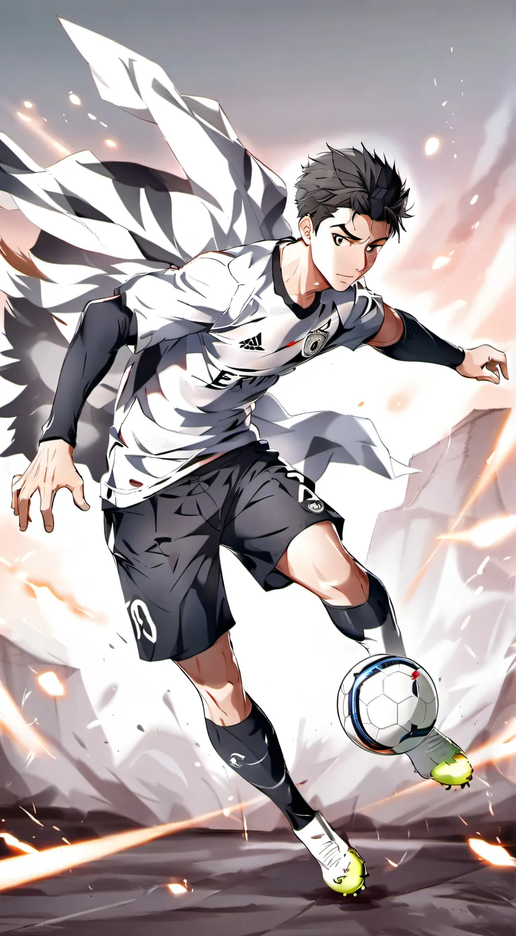 ai character: Blue lock  background