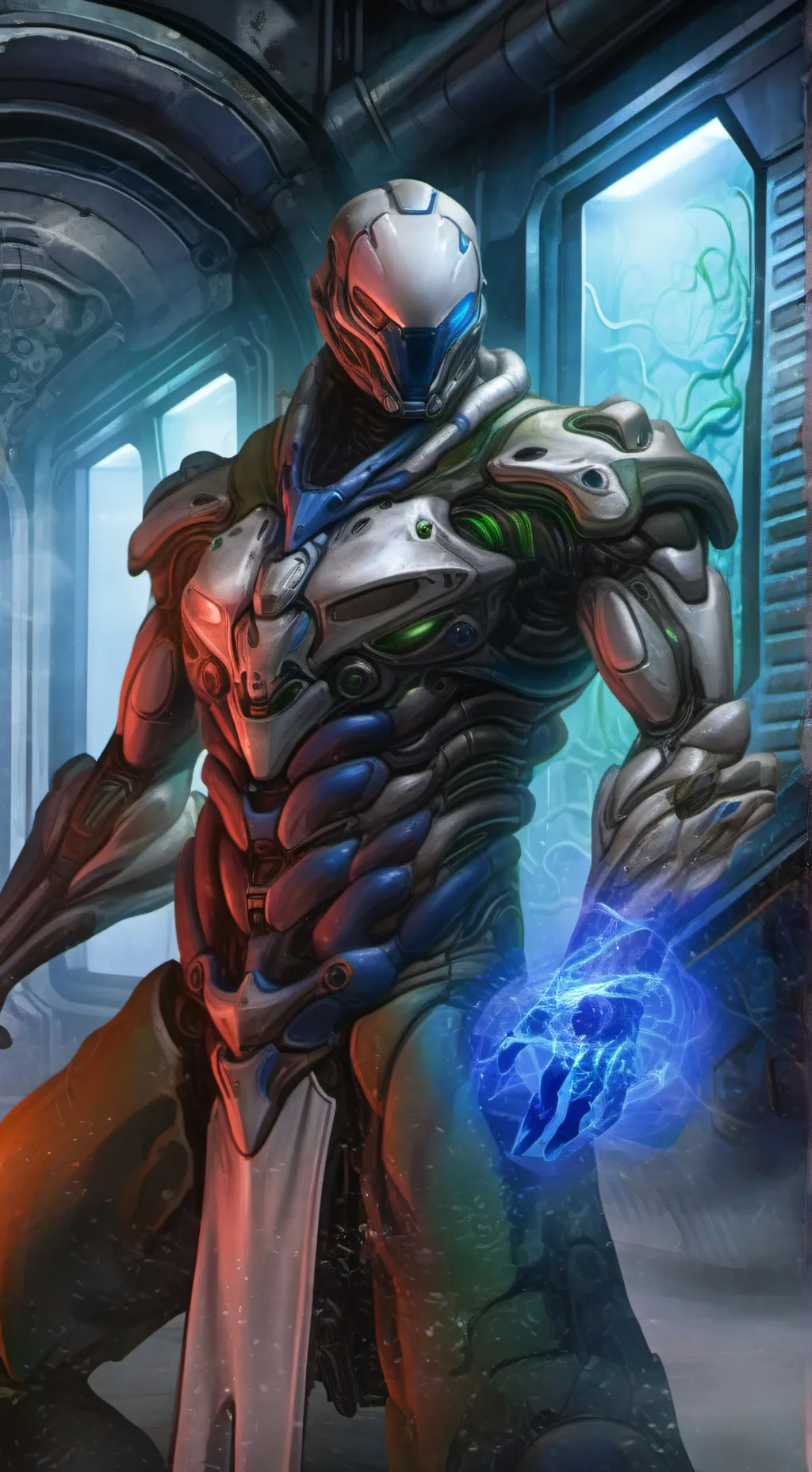 ai character: Space Ranger X23-A background