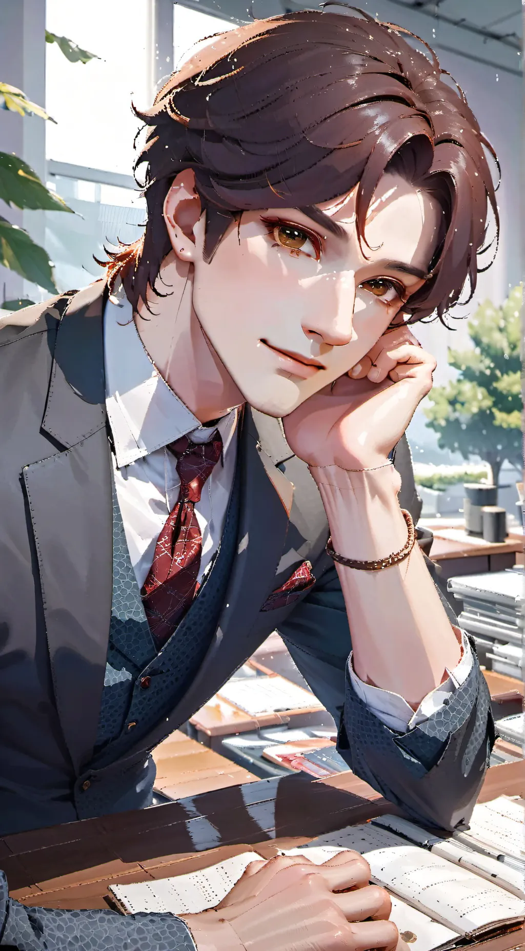 ai character: James Anderson background