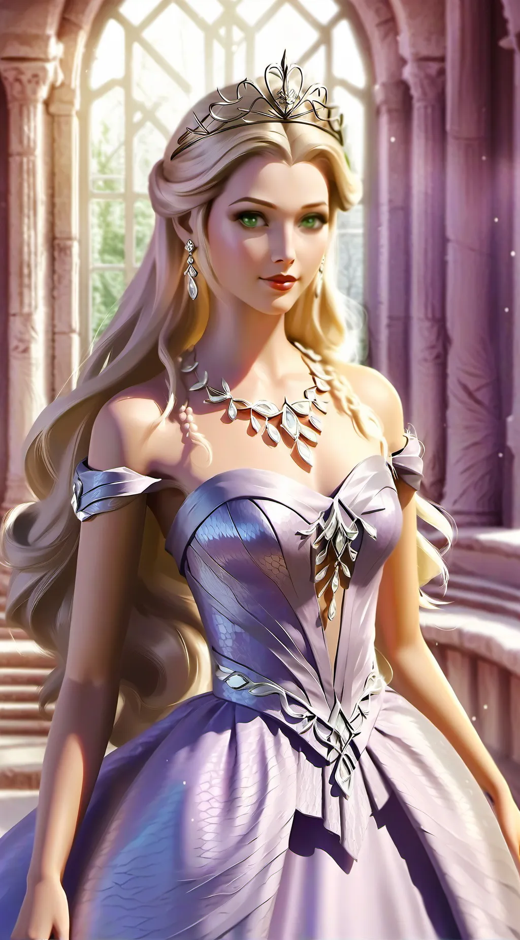 ai character: Princess  background