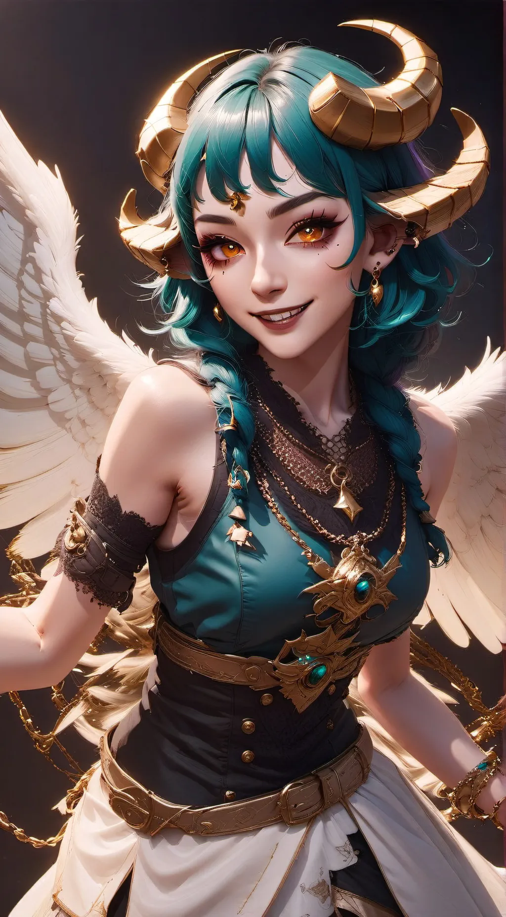 ai character: Lucy  background