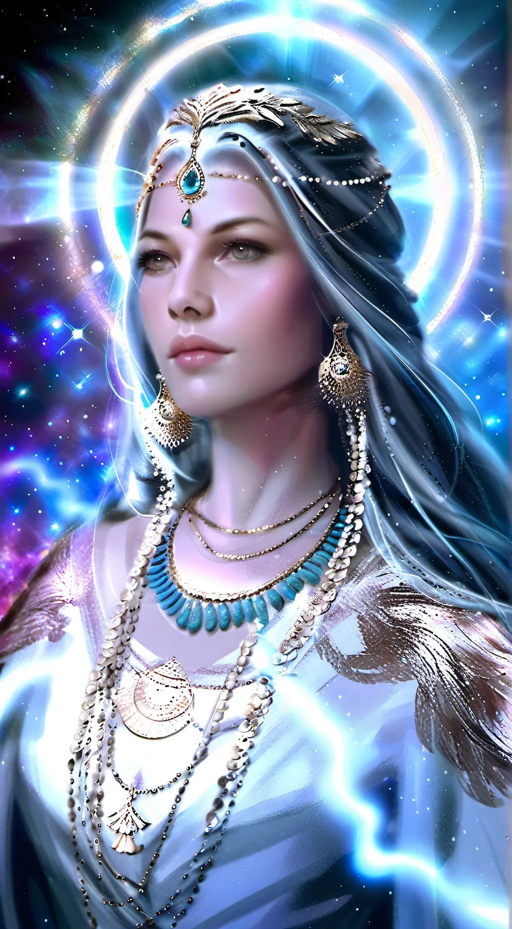 ai character: Goddness wife background