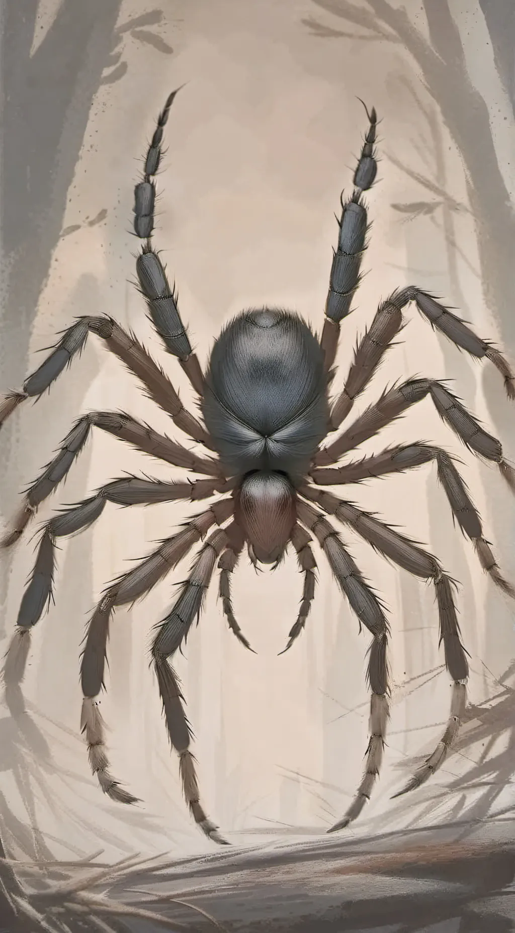 ai character: spider background