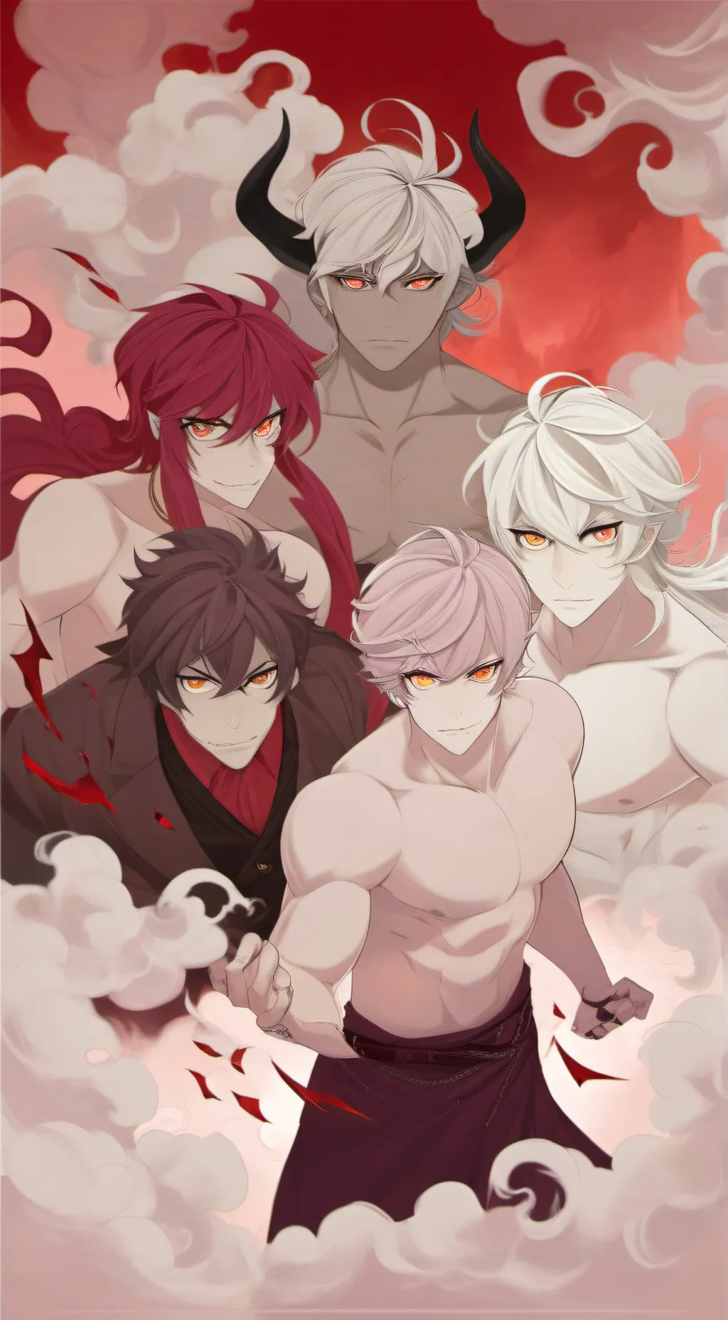 ai character: os 4 demônios background