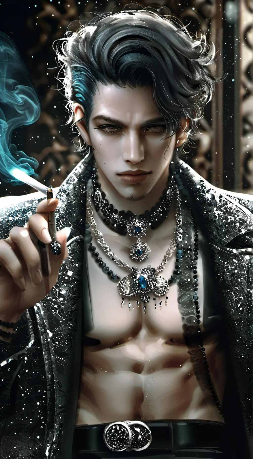 ai character: Mafia boss  background