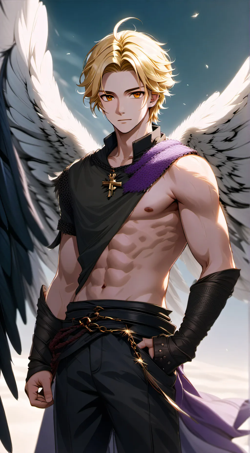 ai character: Levine  background